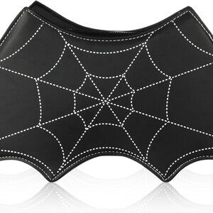 Halloween Purse Bat Wing Shoulder Bag Novelty Gothic Crossbody Bag PU Leather Ho